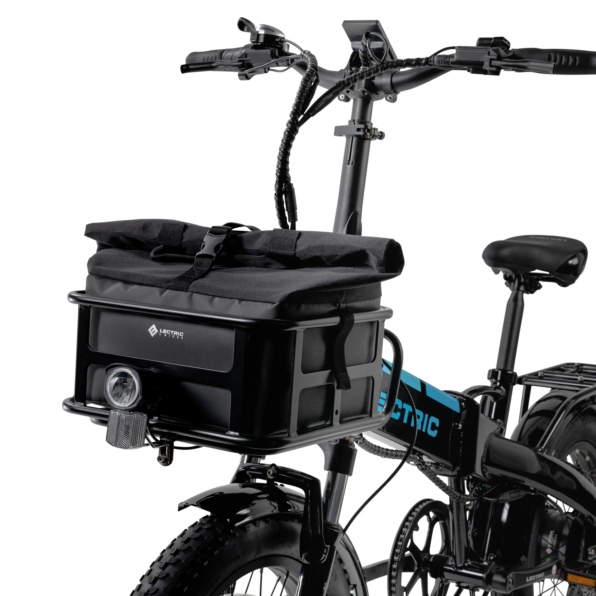 Small Roll Top Basket Bag - Image 12