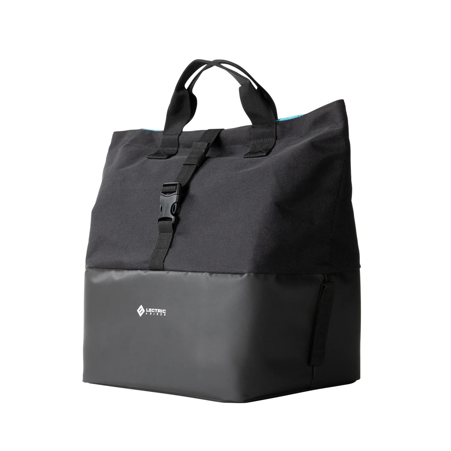 Small Roll Top Basket Bag - Image 3