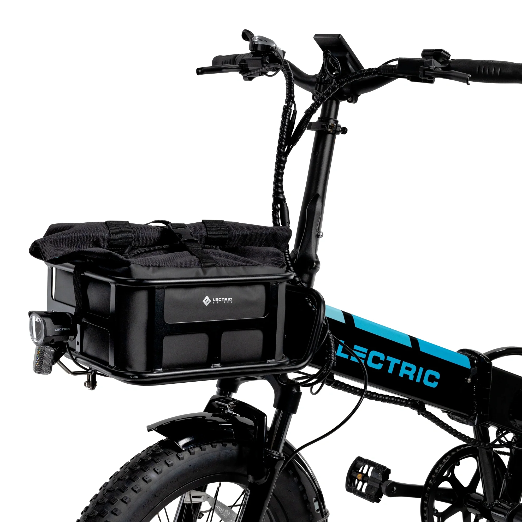 Small Roll Top Basket Bag - Image 11
