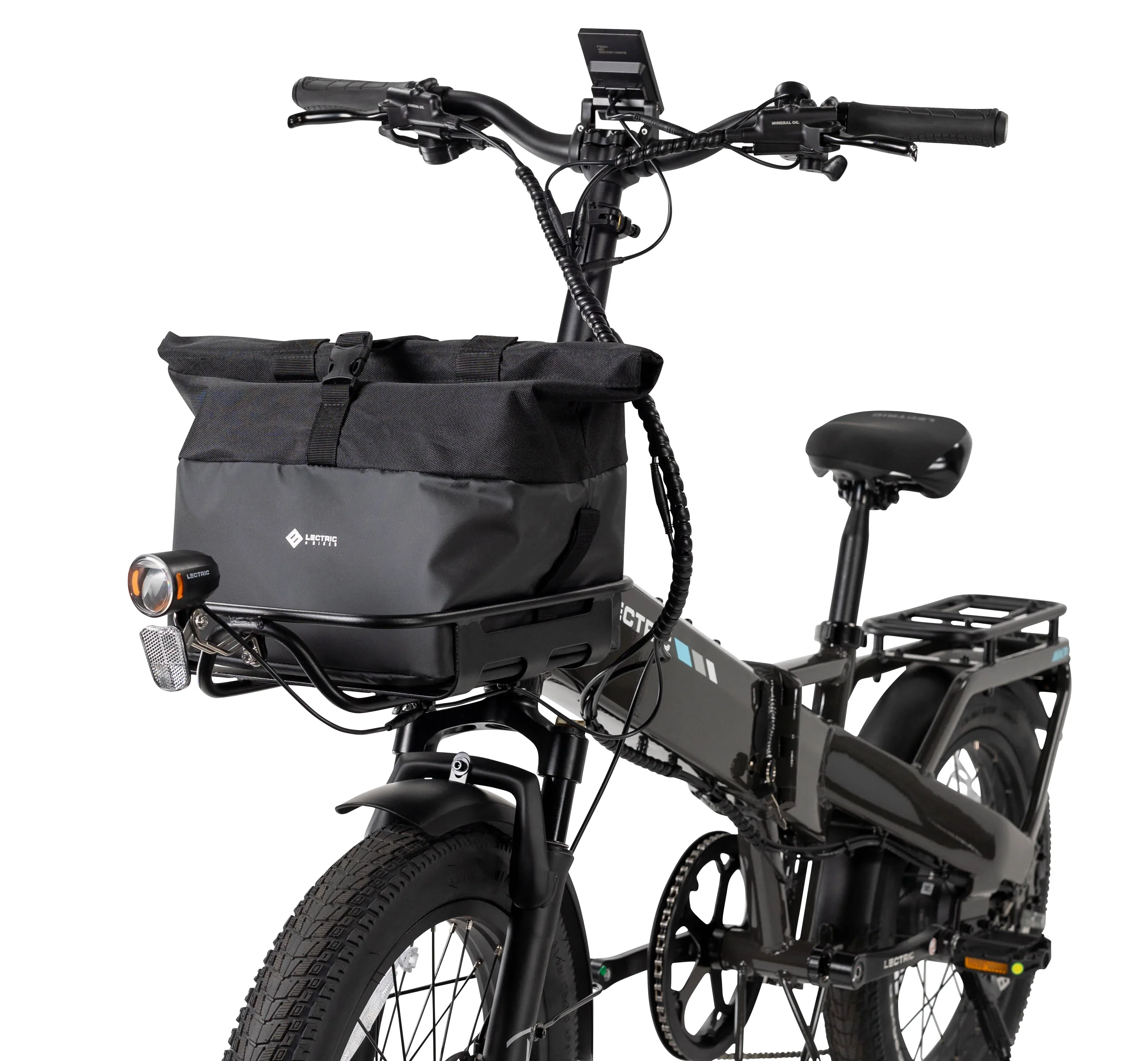 Small Roll Top Basket Bag - Image 4