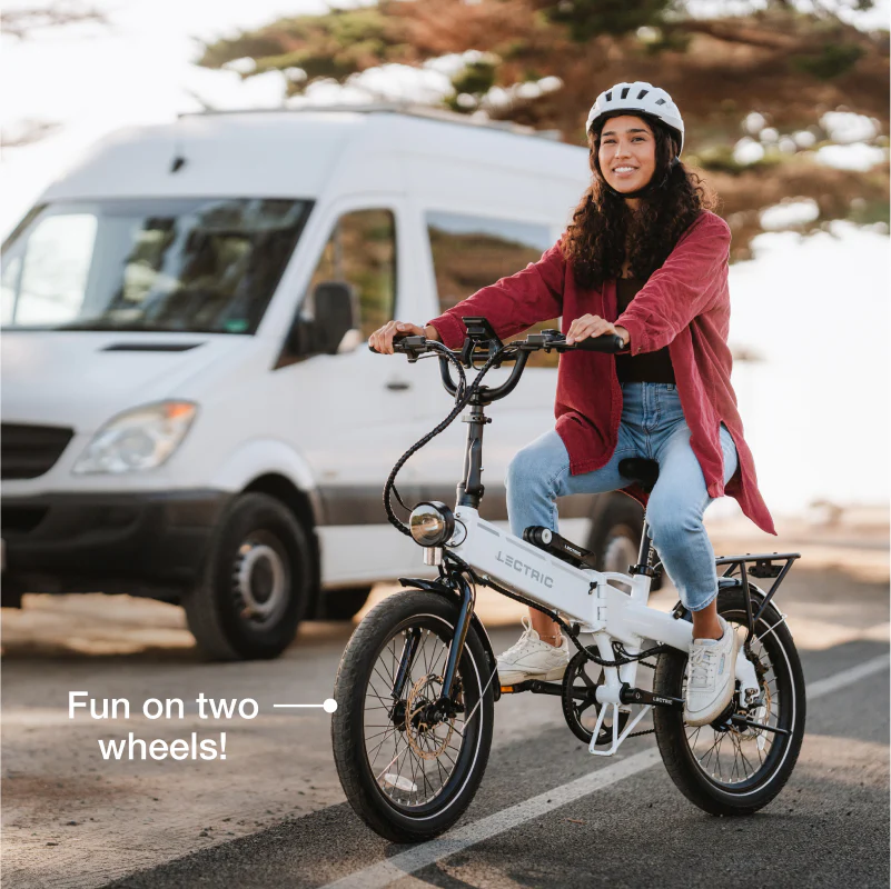 XP Lite2 Arctic White Long-Range eBike - Image 8