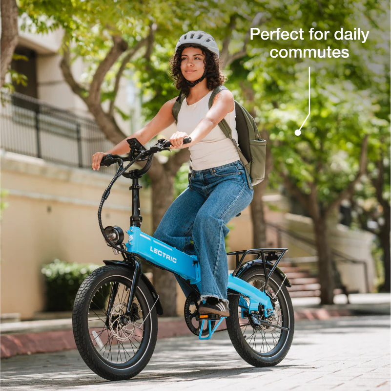 XP Lite2 Lectric Blue Long-Range eBike - Image 4