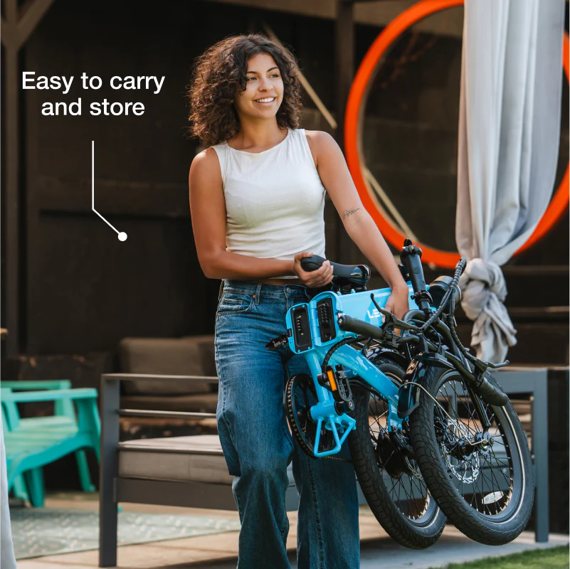 XP Lite2 Lectric Blue Long-Range eBike - Image 6