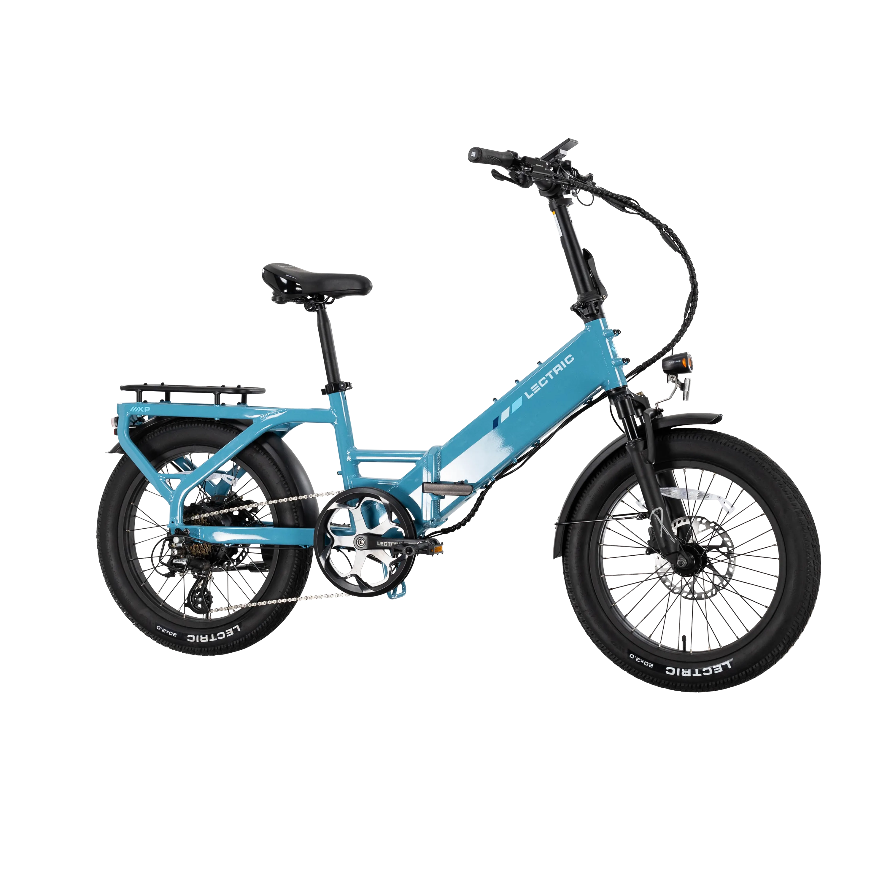 XP4 750 Step-Thru Raindrop Blue eBike - Image 22