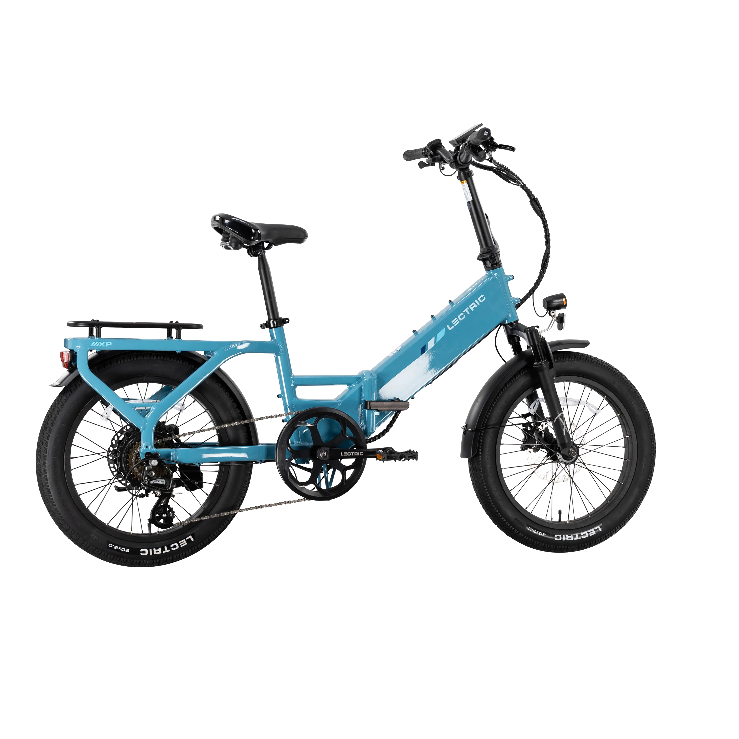 XP4 750 Step-Thru Raindrop Blue eBike - Image 54