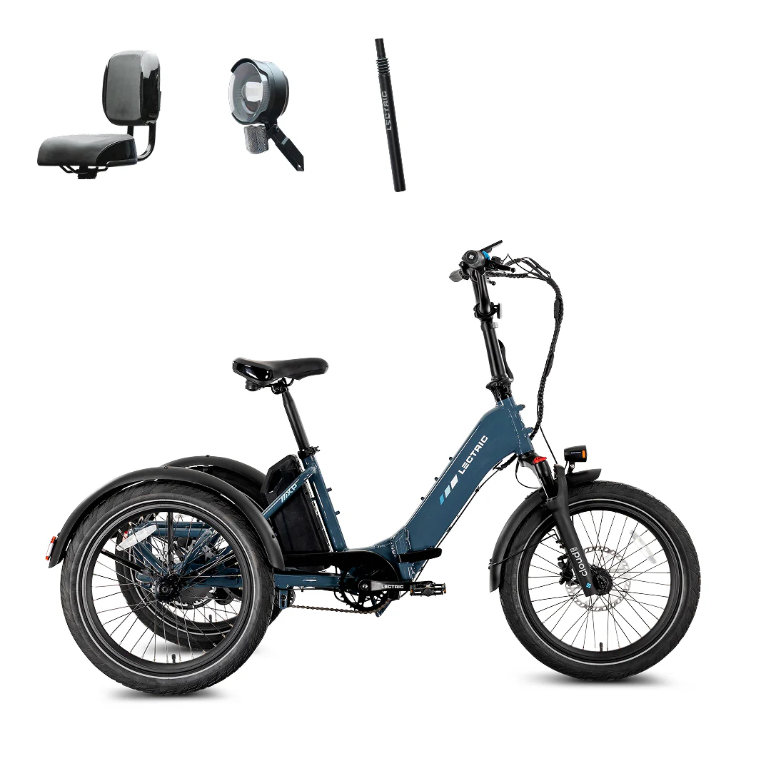 XP Trike2 750 Dusk Blue + FREE Support Seat, Elite Headlight, Suspension Seat Post, Cargo Baskets ($645 Value) [CA] - Image 3