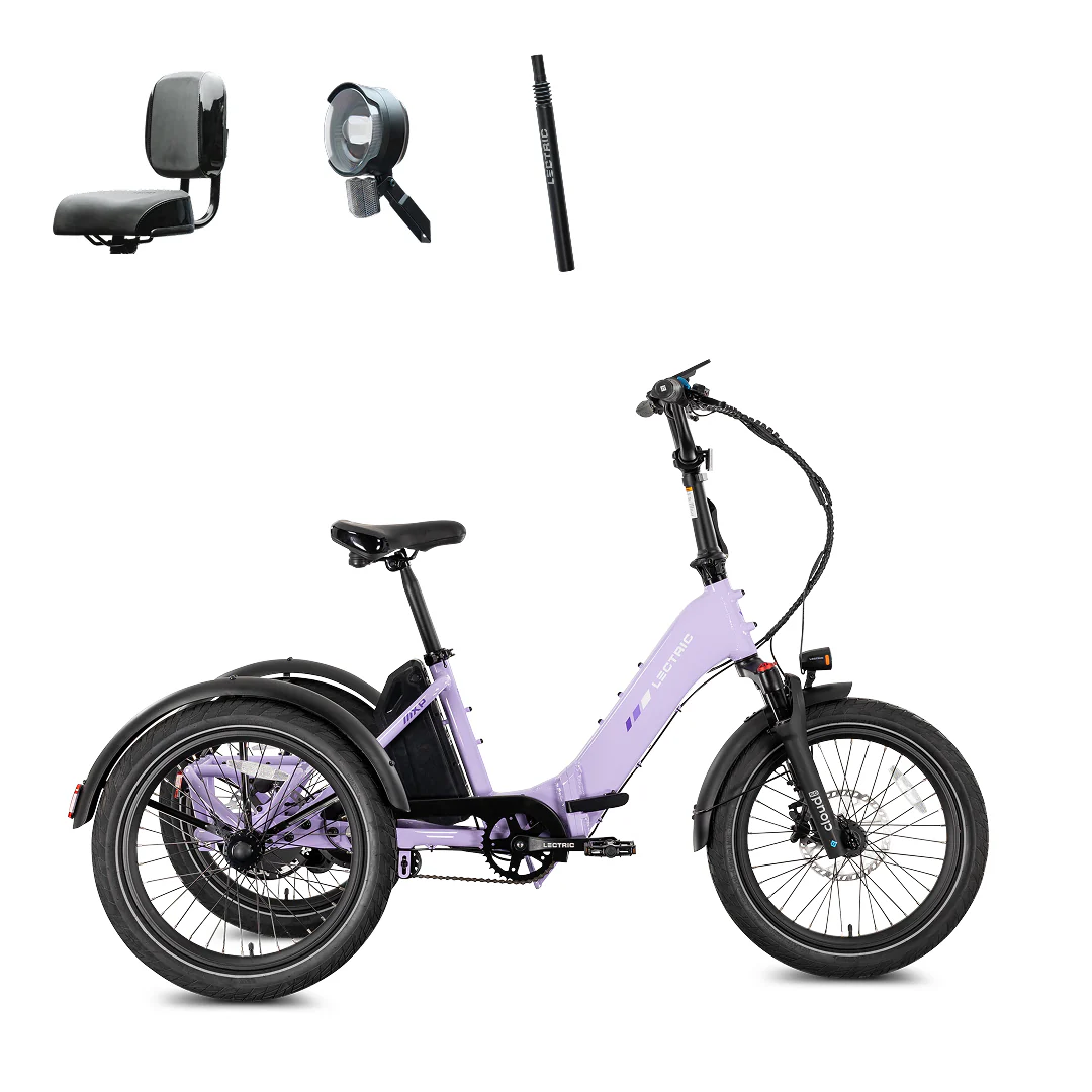 XP Trike2 750 Lavender Haze + FREE Support Seat, Elite Headlight, Suspension Seat Post, Cargo Baskets ($645 Value) [CA] - Image 3