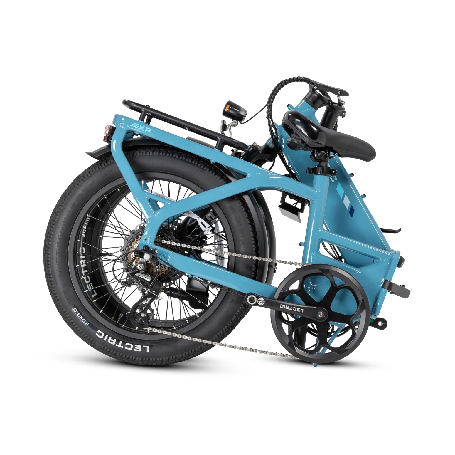 XP4 750 Step-Thru Raindrop Blue eBike - Image 13