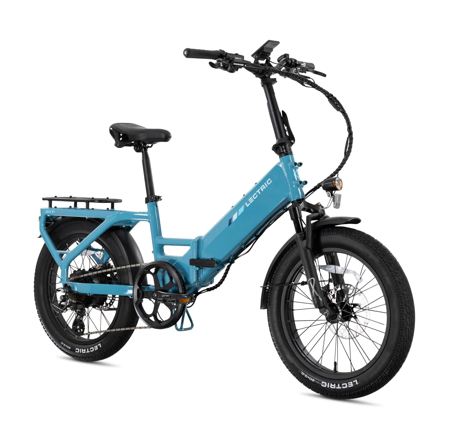 XP4 750 Step-Thru Raindrop Blue eBike - Image 15