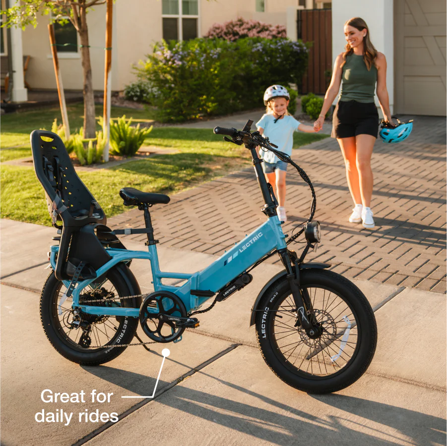 XP4 750 Step-Thru Raindrop Blue eBike - Image 8