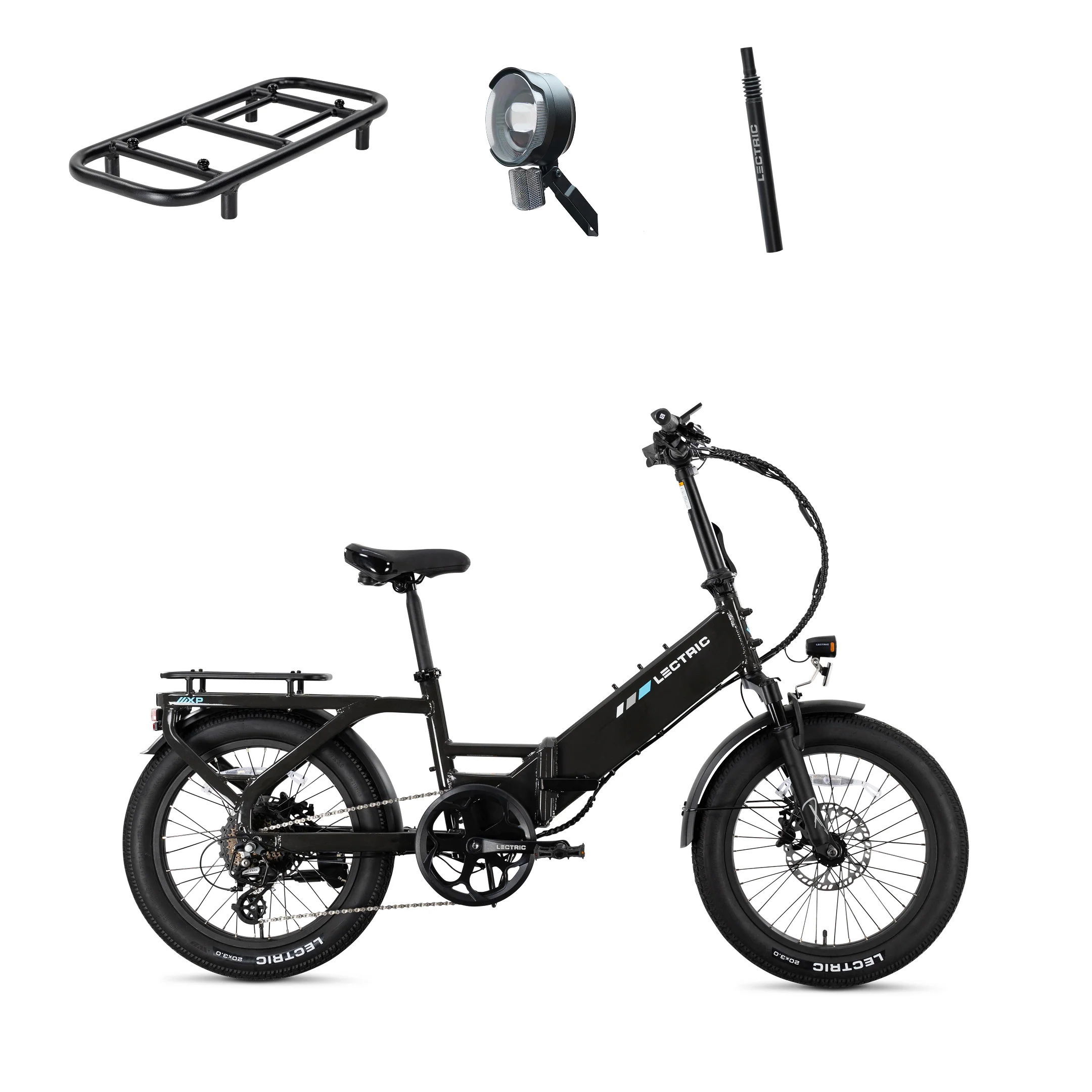 XP4 750 Step-Thru Tempest Grey + FREE LevelUp Rack, Bike Lock, Elite Headlight, Suspension Seat Post, Phone Mount ($505 Value) [CA] - Image 3