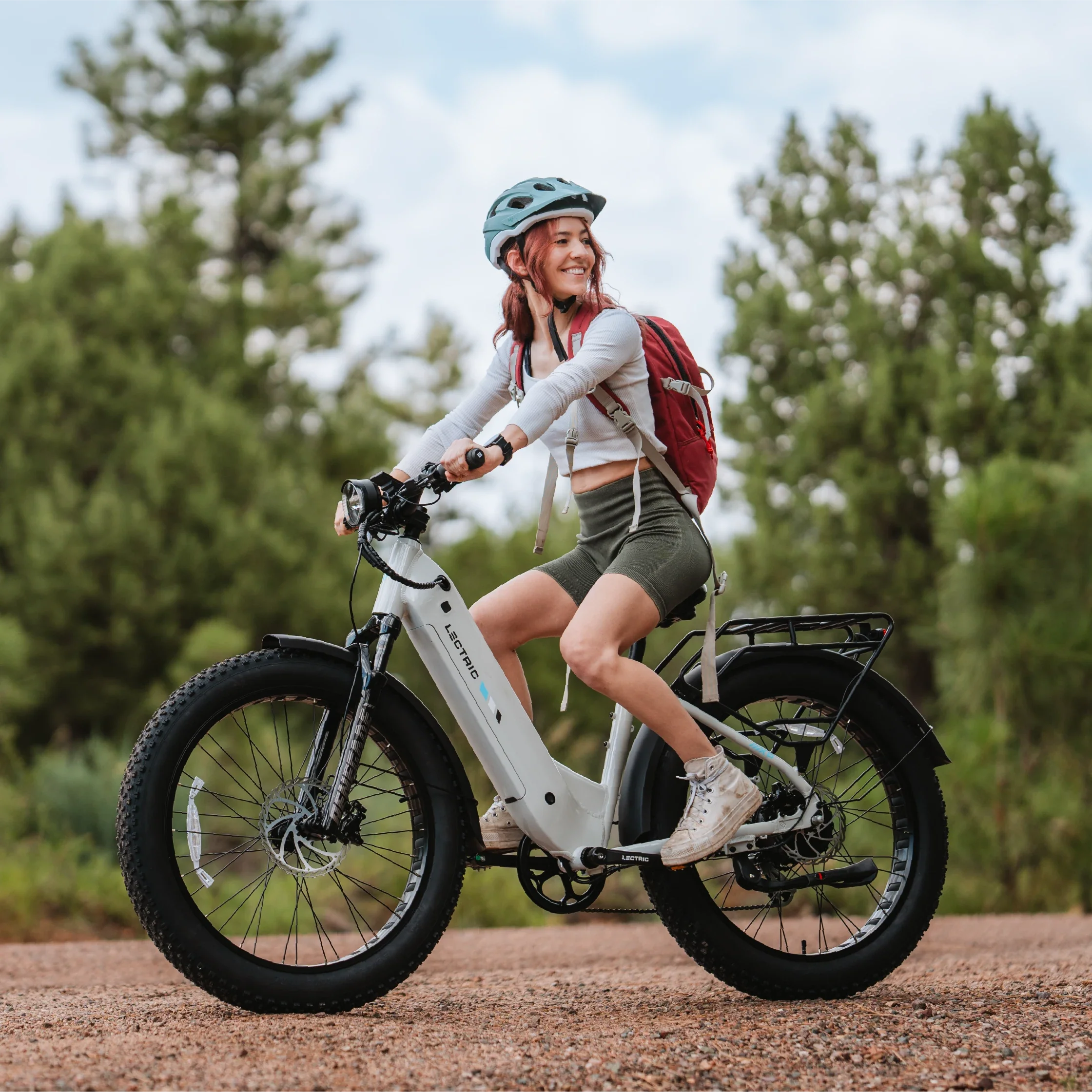 XPeak2 Step-Thru Long-Range + FREE Rear Rack, Fenders, Elite Headlight, Suspension Seat Post ($336 Value) - Image 3