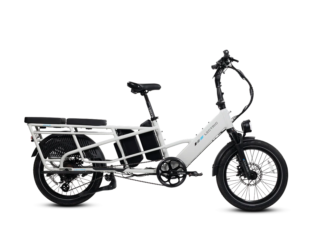 XPedition2 Stratus White Long-Range Dual-Battery eBike - Image 3