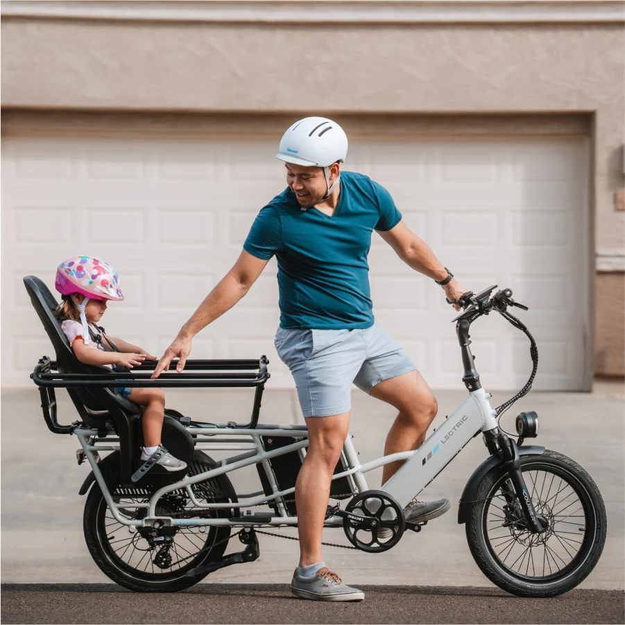 XPedition2 Stratus White Long-Range Dual-Battery eBike - Image 8