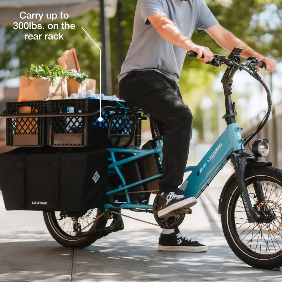 XPedition2 Raindrop Blue Long-Range Dual-Battery eBike - Image 11