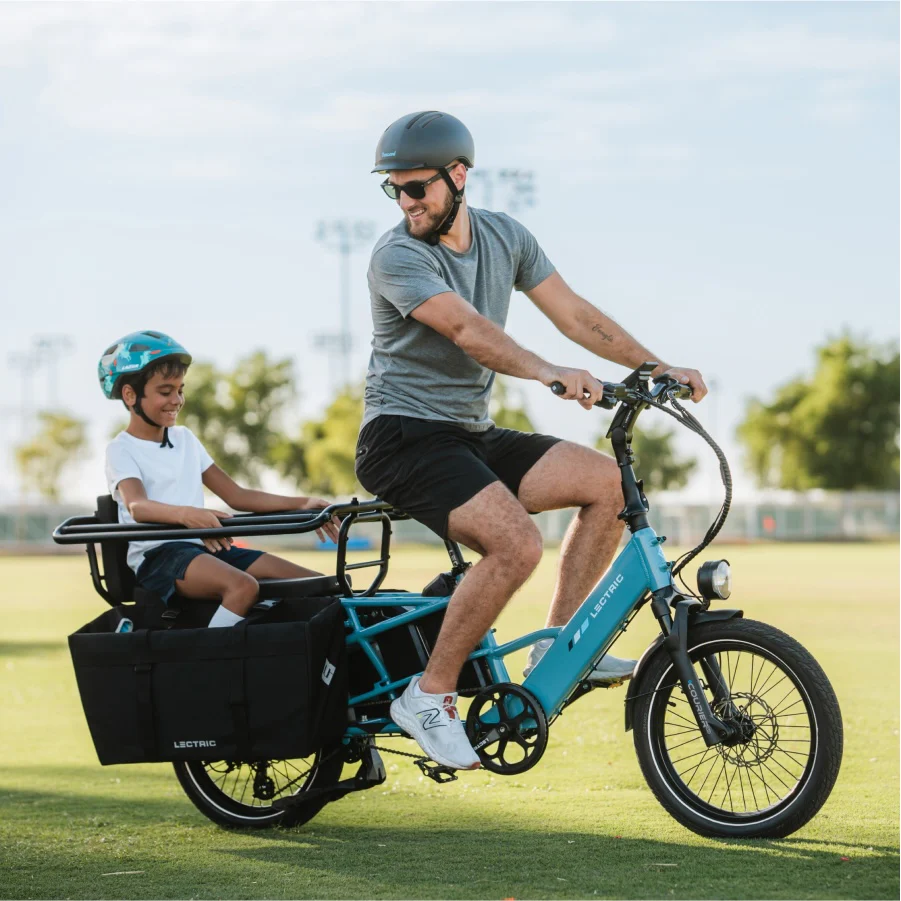 XPedition2 Raindrop Blue Long-Range Dual-Battery eBike - Image 5