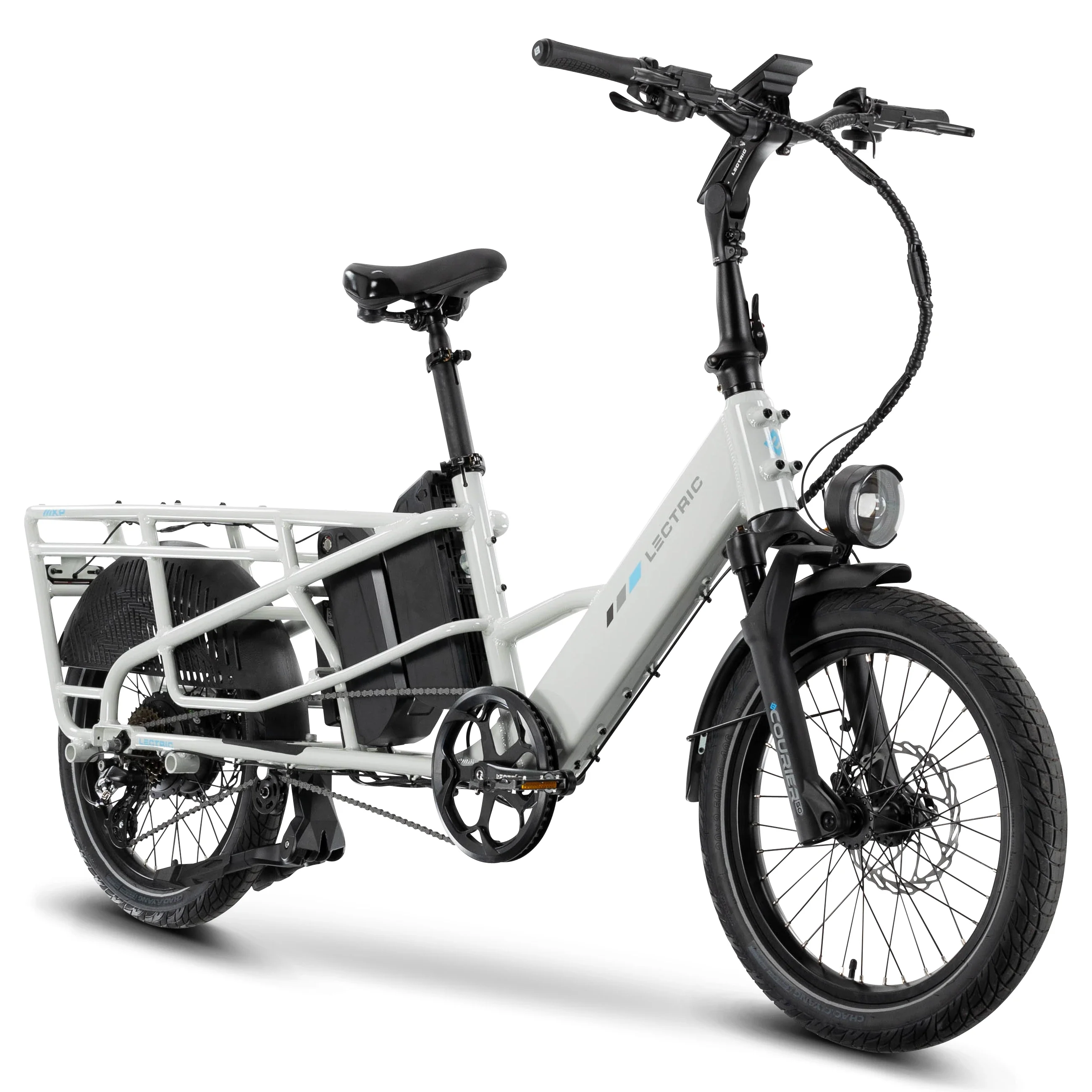 XPedition2 Stratus White Long-Range Dual-Battery eBike - Image 19